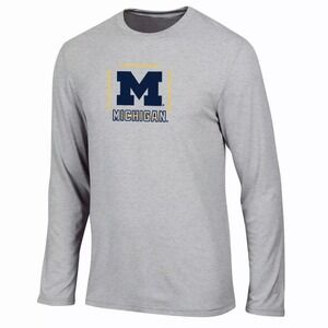 NCAA Michigan Wolverines Rivalry Threads Long Sleeve Shirt Gray New Mens Large